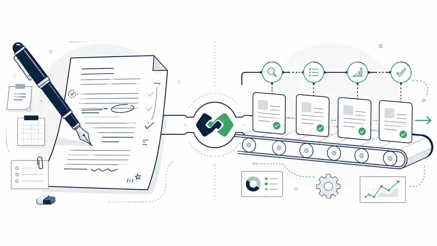 Side-by-side comparison of manual and automated SEO workflows